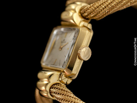 1945 Rolex Vintage Ladies Dress Watch with Bracelet - 18K Gold