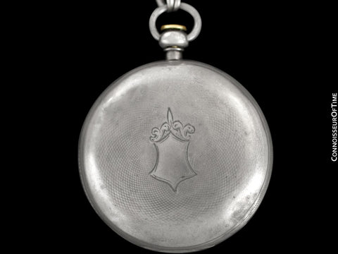 1867 Waltham Home Pocket Watch Given To Civil War Veteran & Medal Of Honor Recipient by Vice President Elect Schuyler Colfax, 18 size - Silver