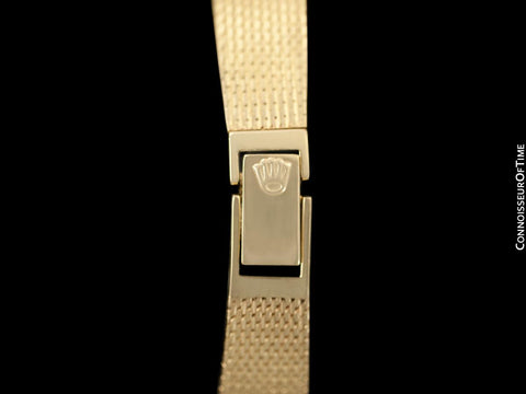 1960's Rolex Vintage Ladies Watch with Original Bracelet, 14K Gold - The Chameleon