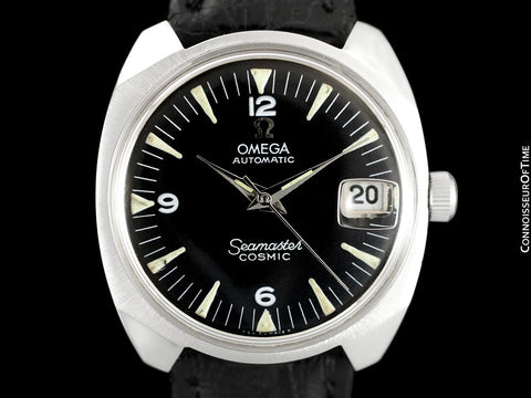 1963 Omega Vintage Mens Seamaster Cosmic Retro Watch, Date, Auto - Stainless Steel