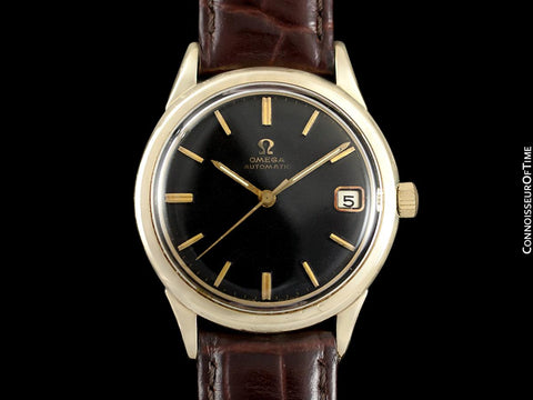 1967 Omega (Seamaster) Rare Cal. 560 Vintage Mens Watch, Automatic, Date - 10K Gold Filled & Stainless Steel