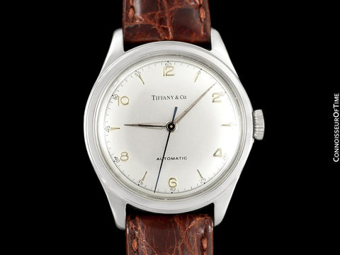 1950's Tiffany & Co. by Cresarrow Mens Automatic Watch - Stainless Steel