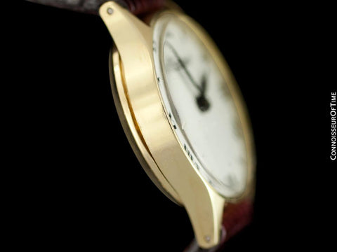 1970's Cartier Vintage Classic Ladies Handwound Watch - 14K Gold