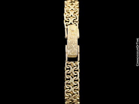 1980's Rolex Ladies Vintage Dress Bracelet Watch - 14K Gold