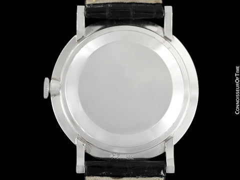 1957 Jaeger-LeCoultre Vintage Galaxy Mystery Dial Mens Watch - 14K White Gold & Diamonds
