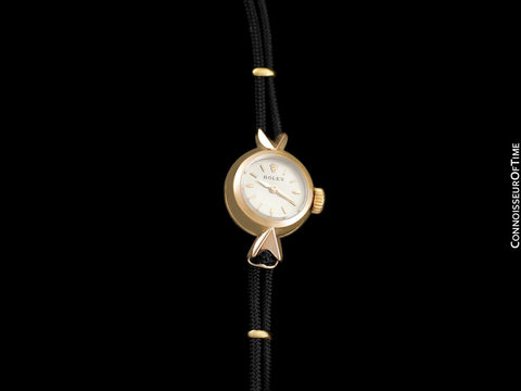 1960's Rolex Precision Vintage Pre-Cellini Ladies Watch, Ref. 9676 - 18K Rose Gold