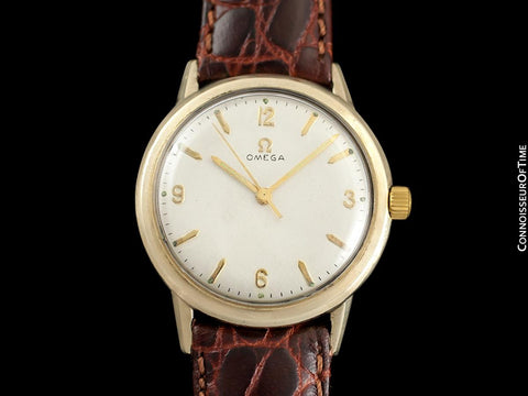 1965 Omega Vintage Mens Classic Automatic Watch - 10K Gold Filled & Stainless Steel