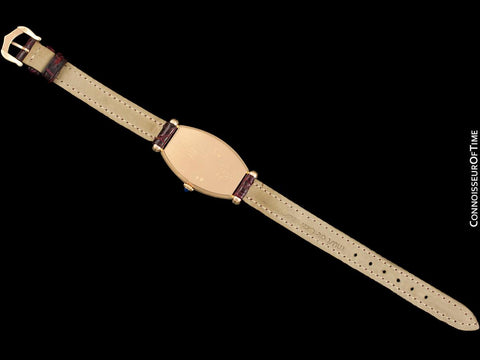 Cartier Tonneau Ladies Mechanical Handwound Watch - 18K Rose Gold