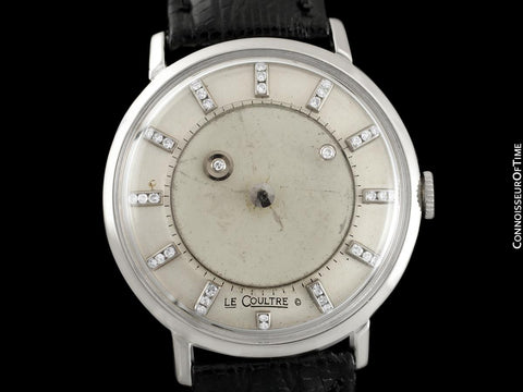 1958 Jaeger-LeCoultre / Vacheron & Constantin Vintage Galaxy Mystery Dial - 14K White Gold & Diamonds