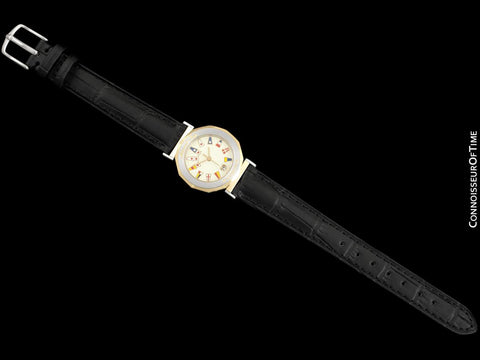 Corum Admiral's Cup Ladies Nautical Watch - Solid 18K Gold & Stainless Steel