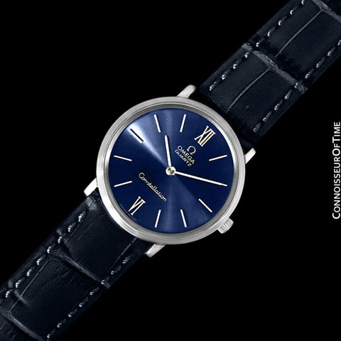 1976 Omega Constellation Mens Vintage Quartz Accuset Watch - Stainless Steel