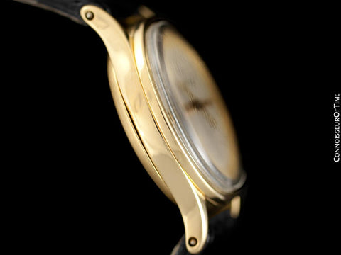 1936 Patek Philippe Vintage Calatrava Ref. 96 Mens Watch, 18K Gold with Extract - Extremely Rare Sector Dial