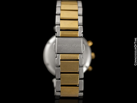Michael Kors Parker Glitz Ladies Steel & Gold Chronograph Watch - Owned & Worn By Olivia Newton-John