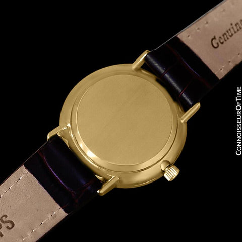 1978 Omega De Ville Accuset Vintage Mens Quartz Watch - 18K Gold Plated
