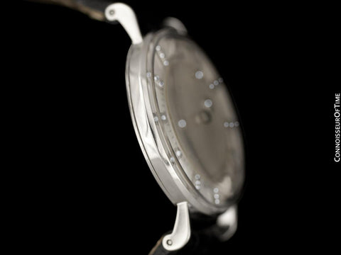 1957 Jaeger-LeCoultre / Vacheron & Constantin Vintage Galaxy Mystery Dial - 14K White Gold & Diamonds