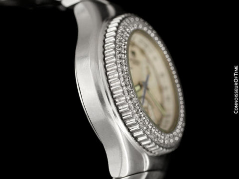 TechnoMarine TechnoDiamond Ladies Stainless Steel & Diamond Chronograph Watch - Owned & Worn By Olivia Newton-John
