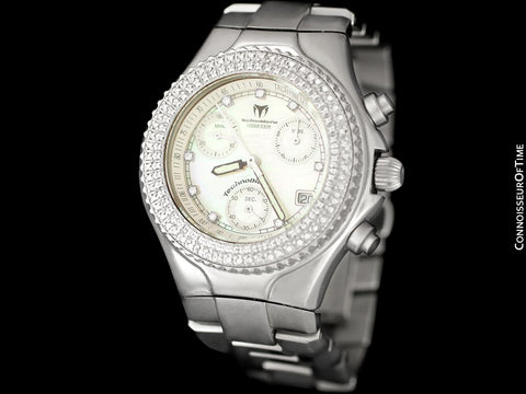 TechnoMarine TechnoDiamond Ladies Stainless Steel Diamond