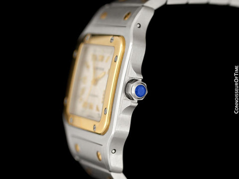 Cartier Santos Automatic Mens Bracelet Watch - Stainless Steel & 18K Gold