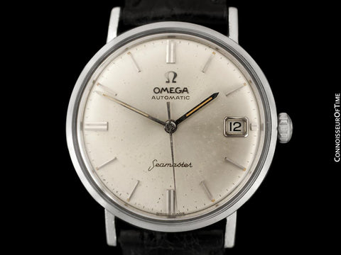 1960's Omega Seamaster Vintage Mens Cal. 560 Stainless Steel Watch, Automatic, Date - Rare Only 3000 Made