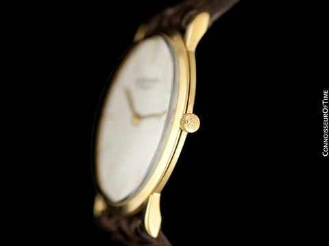 1955 Audemars Piguet "Extra-Flat" Vintage Mens Midsize Watch - 18K Gold