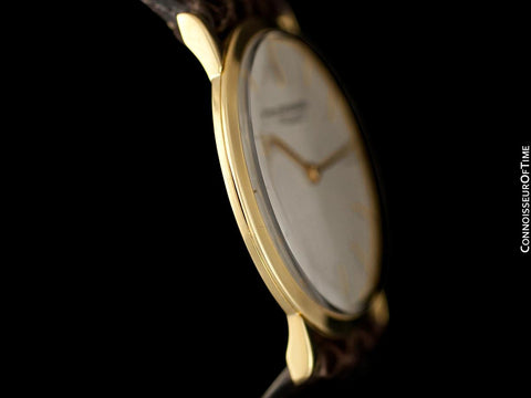 1955 Audemars Piguet "Extra-Flat" Vintage Mens Midsize Watch - 18K Gold