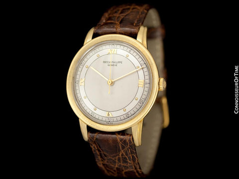 1955 Patek Philippe Vintage Large Mens Calatrava Ref. 2481 18K Gold Watch - The "King Size"