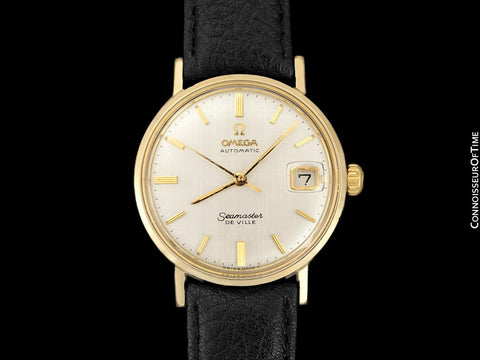 1967 Omega Seamaster Vintage Mens Cal. 560 14K Gold Filled Watch, Automatic, Date - Rare Only 3000 Made