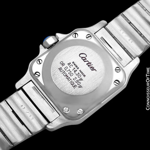Cartier Santos Ladies Two-Tone Bracelet Watch - Stainless Steel & 18K Gold