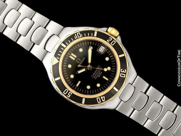 1986 Omega Seamaster 200M Pre-Bond Automatic Chronometer Dive Watch - Stainless Steel & 18K Gold