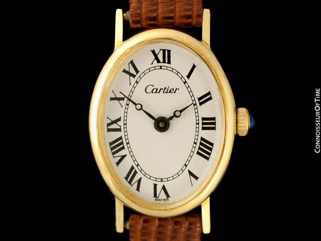 1960's Cartier Vintage Classic Ladies Handwound Tank Louis Watch - Sol -  Connoisseur of Time