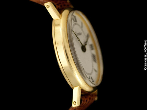 1960's Cartier Vintage Classic Ladies Handwound Watch - 14K Gold