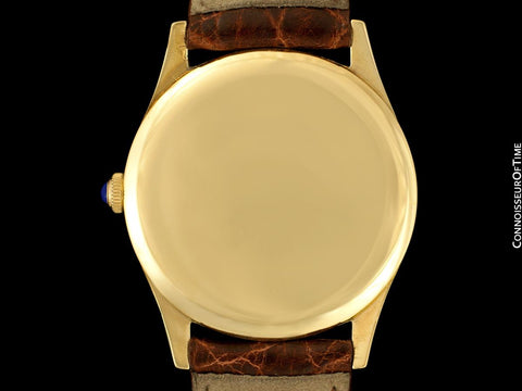 1960's Tiffany & Co. Mens Vintage Handwound Dress Watch - 14K Gold