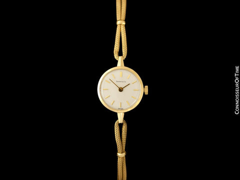 1960's Tiffany & Co. Ladies Vintage Watch with Bracelet - 14K Gold
