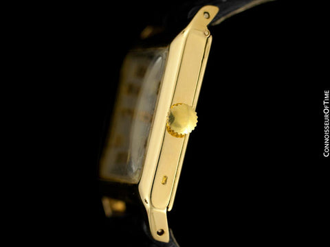 1926 IWC Vintage Mens Art Deco Breguet Numeral Watch - 14K Gold