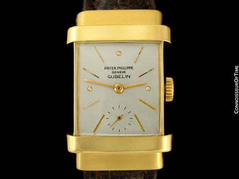 1948 Patek Philippe Vintage Mens Ref. 1450 "Top Hat" Watch - 18K Gold with Papers