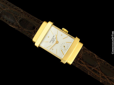1948 Patek Philippe Vintage Mens Ref. 1450 "Top Hat" Watch - 18K Gold with Papers