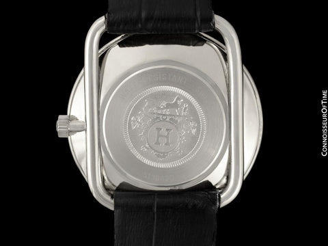 Hermes Arceau Mens Unisex 33mm Quartz Watch - Stainless Steel