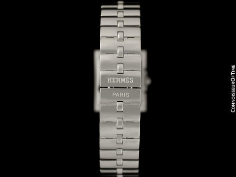 Hermes Belt Buckle Ladies Quartz Bracelet Watch - Stainless Steel