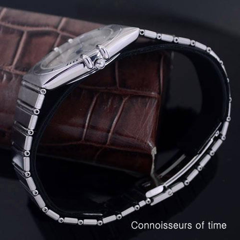 Omega Constellation Mens Bracelet Watch, Quartz, Date, 35mm - Brushed Stainless Steel