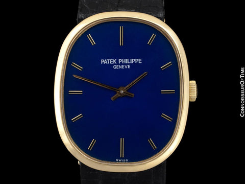 1970's Patek Philippe Ellipse Mens Watch, Ref. 3548 - 18K Gold