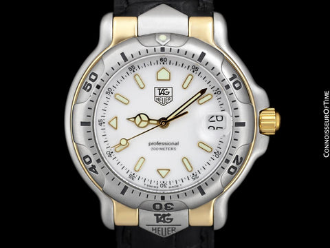 TAG Heuer Professional 6000 Mens Divers Watch - Stainless Steel & 18K Gold - WH1251