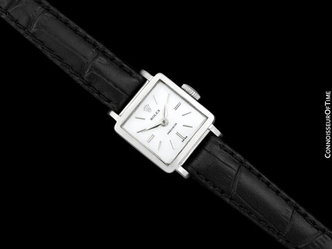 1963 Rolex Precision Pre-Cellini Vintage Ladies Watch, Ref. 3458 - Stainless Steel