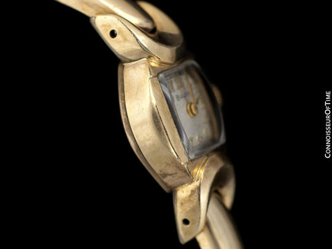 1953 Bulova Vintage Ladies 10K Gold Filled Watch - Owned & Worn by Actress Loretta Young