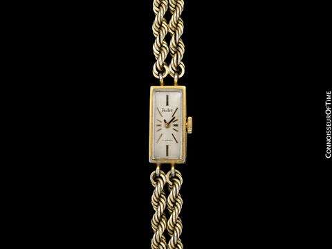 1953 Swiss Pedre Vintage Ladies 14K Gold Plated Watch - Owned & Worn by Actress Loretta Young