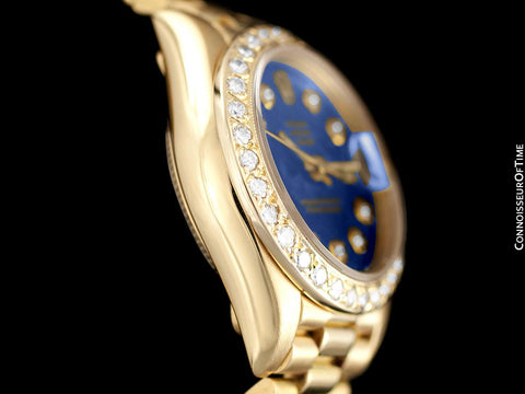 Rolex Ladies President Datejust, 69178 - 18K Gold & Diamonds