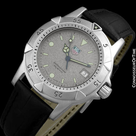 TAG Heuer Professional 1500 Mens Divers Granite Dial Watch - Stainless Steel - WD1211-K-20