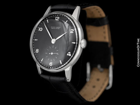 1950's Ulysse Nardin Vintage Chronometer Full Size Mens Calatrava Watch - Stainless Steel