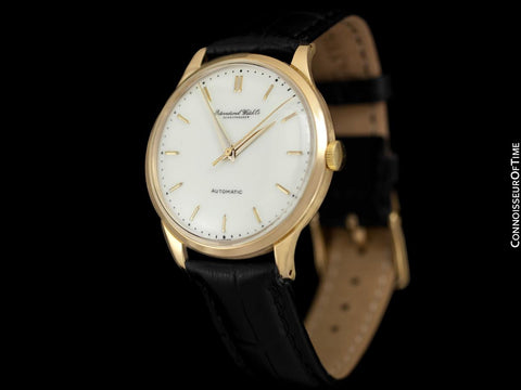 1963 IWC Vintage Mens Full Size Watch, Cal. 853 Automatic - 18K Gold