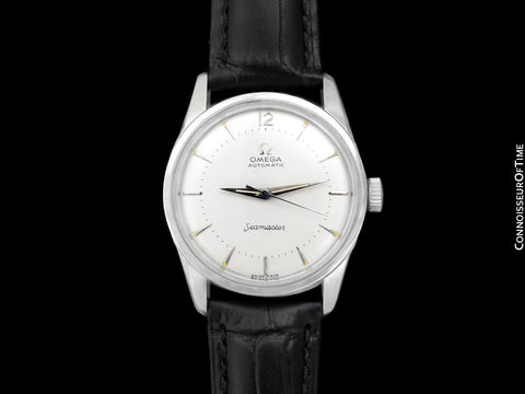 1956 Omega Seamaster Mens Vintage Calatrava Automatic Cal. 500 Watch - Stainless Steel