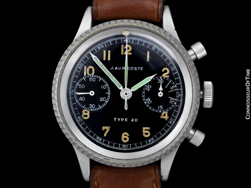 1955 Auricoste Vintage Mens French Type 20 (Breguet XX style